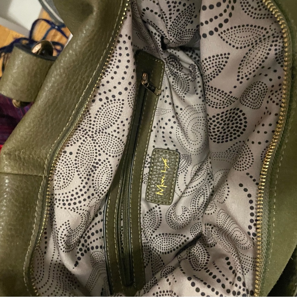 Medium large bag from Moda Luxe in army green - Picture 6 of 7